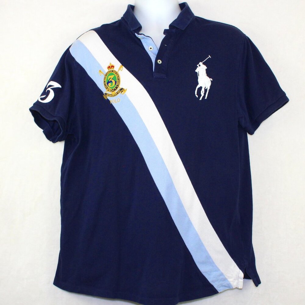 Polo Ralph Lauren 3 Big Pony Slim Fit Polo Mens XLarge